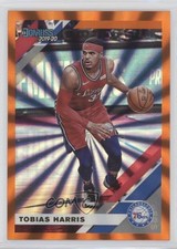 2019-20 Panini Donruss Holo Orange Laser Tobias Harris #154 5tr