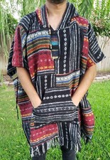 Namaste multicolor rectangular shaped aztec styled handmade beautifully hippie