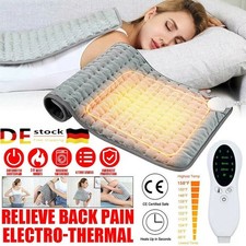 Heizkissen elektrisch 70 x 40 cm Wärmekissen Heizdecke Heizmatte Nacken Rücken