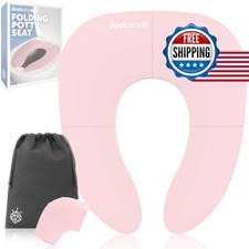 Jool Baby Folding Travel Potty Training Seat Fits Round Oval Toilets Pink