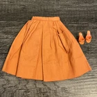 Vintage Barbie Fashion Orange Gathered Skirt PAK  Original 1960s COMPLETE Set