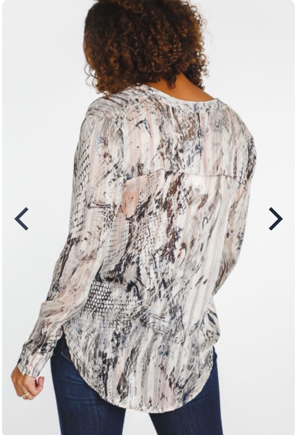 Olivia Graye Snakeskin Python Shimmer Crossover T… - image 3