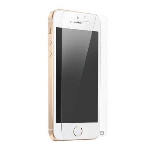 Verre trempé Force Glass anti-huile iPhone SE : écran net en cuisine ou sport