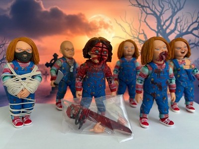 NECA Chucky Good Guys TV Series COMPLETE SET Blind Box Figures (Read)
