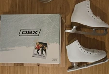 DBX Motion figure skates | girls shoe size 4, skate size 3: NEW (open box)