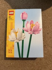 Listing image for Lego Lotus Flowers Floral Stem Set 40647 NEW SEALED Age 8+ Adult