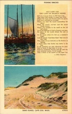 Cape Cod Massachusetts MA : BOAT SCENE d/13 AX1629