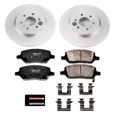 PowerStop CRK6800 Z17 Evolution Geomet Plain Rear Brake Kit