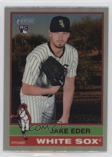 2025 Topps Heritage Chrome Refractor Jake Eder #95 0a5t