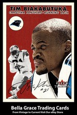 2000 Fleer Tradition Tim Biakabutuka #124 Carolina Panthers NFL Football