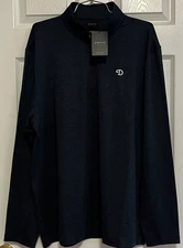 Dunning Men's Golf 1/4 Zip Pullover, Halo, XL, New With Tag