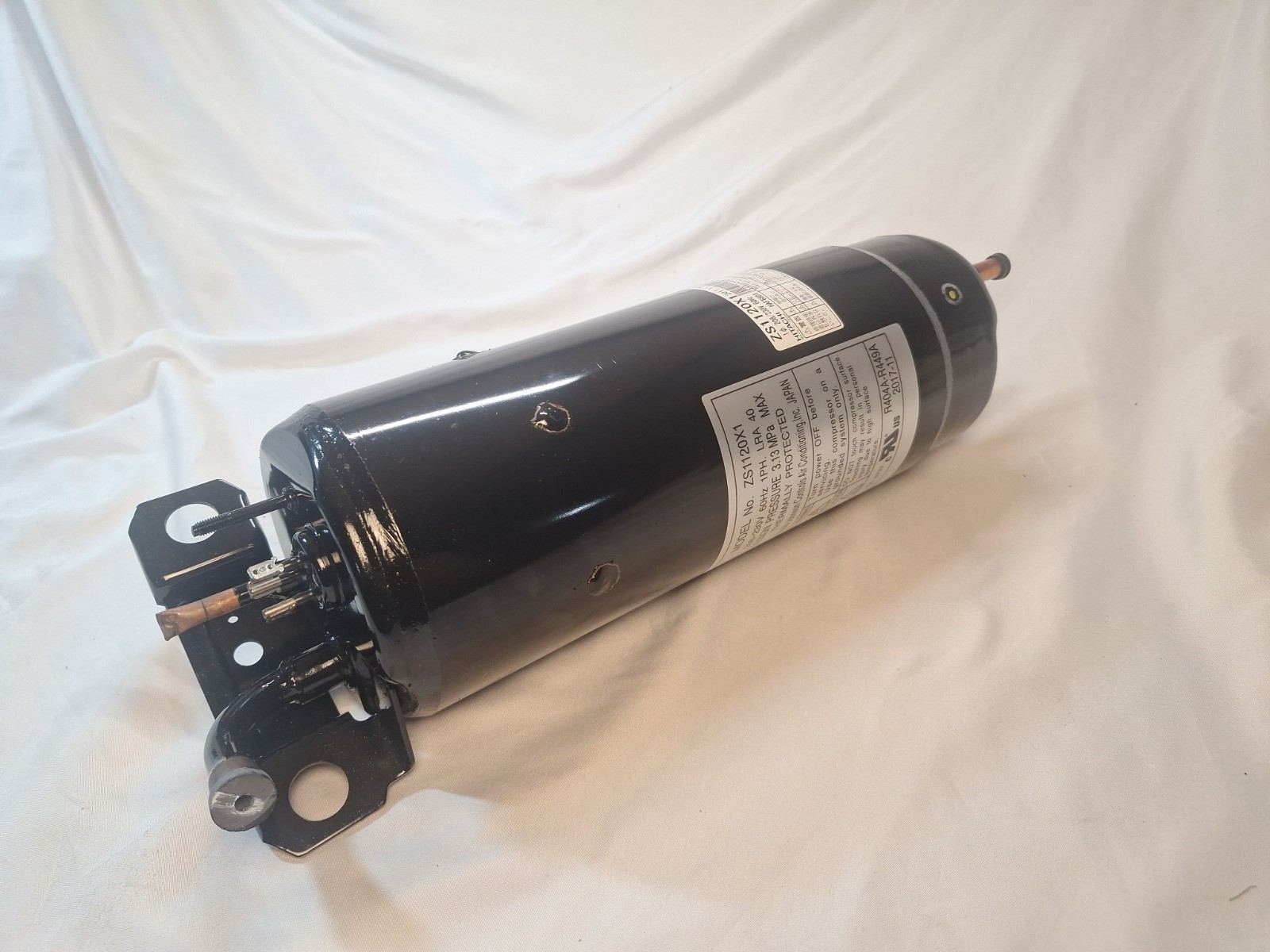 HITACHI-JOHNSON ZS1120X1 Scroll Compressor, 208-230V, 60Hz, 1PH