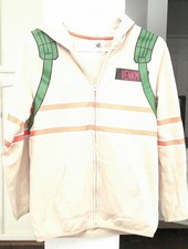 Ghostbusters Venkman Jacket Youth XL 14-18 Movie Hoodie Full Zip