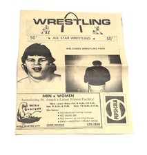 All Star Wrestling Program Ric Flair Sam Hous...