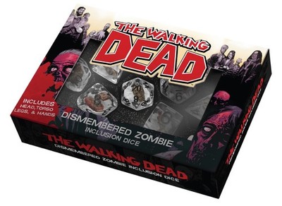 METTWD2 Fanroll The Walking Dead: Dismembered Zombie Resin Poly Dice Set (7)