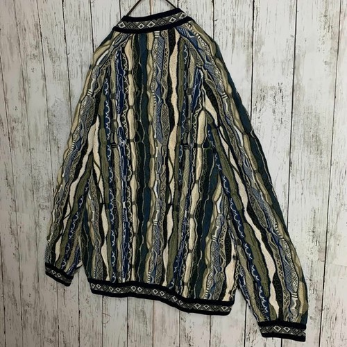 COOGI Knitted Cardigan Long Sleeve 3D Knit Size M Made in Australia F/S from JP - Picture 8 of 10