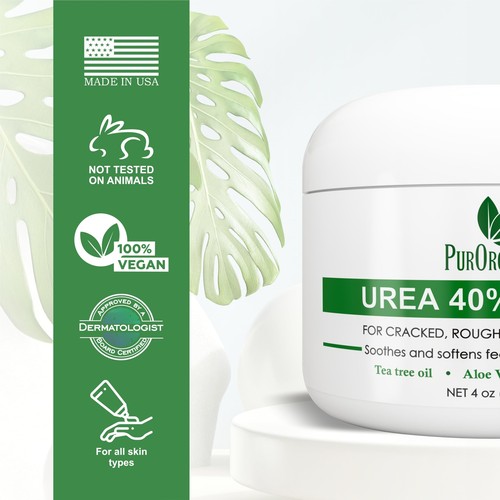 Urea 40% Foot Cream Callus Remover Moisturizes Rehydrates Thick Crack Rough Skin - Picture 9 of 9