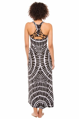 NWT Sz XS Trina Turk Algiers Maxi Dress Swim Cover Gorgeous! - Picture 4 of 4