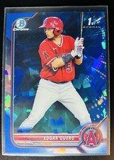 Edgar Quero 2022 Bowman Sapphire Edition Chrome #BCP-123 RC Angels  White Sox