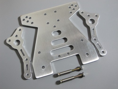 Toy Tamiya 1/10 RC Mud Blaster Monster Beetle Front & Rear Shock Mount Plate - Picture 2 of 6