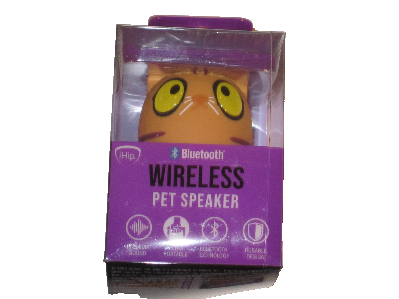 Bluetooth Wireless iHip Pet Speaker NEW Coco the Cat 2" tall eBay
