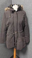 BHS Authentic Winter Brown Coat UK 12 RRP £60 LN052 DD 16