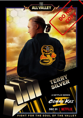 COBRA KAI TERRY SILVER Poster 13x19 inches Free Shipping | eBay