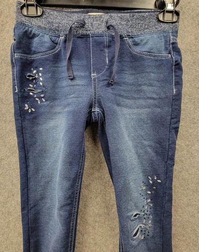 So Girls Jegging Jeans Size 10 Jeweled Distressed - Picture 3 of 10