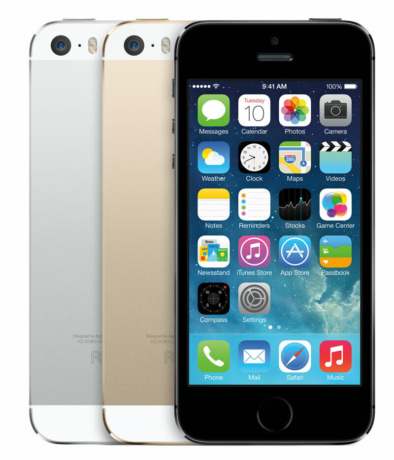 Near Excellent Apple iPhone 5S 16GB /32GB /64Gb-AT&T/GSM Unlocked