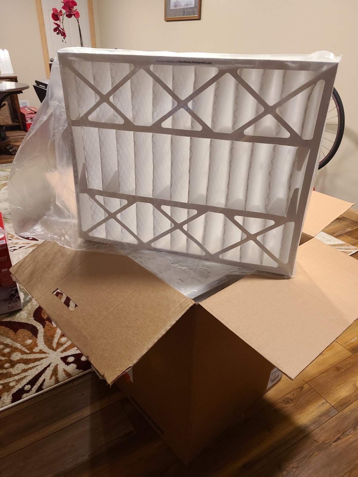 Honeywell furnace filters 20x25x4 merv 11. PACK OF 5 filters eBay