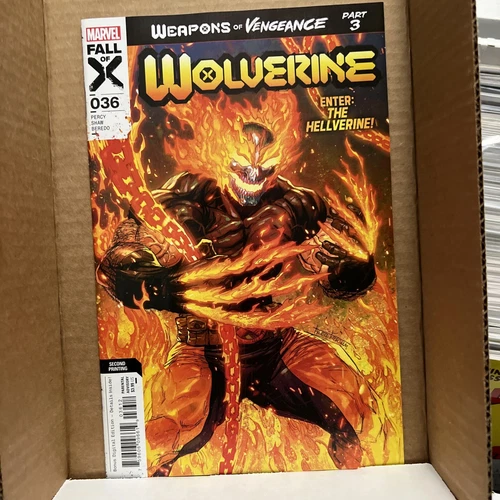 WOLVERINE#36 TYLER KIRKHAM 2ND PRINT VARIANT 1ST HELLVERINE / 9.6 Or Better