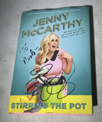 Stirring the Pot by Jenny McCarthy (2014, Hardcover) SIGNED 1st/1st