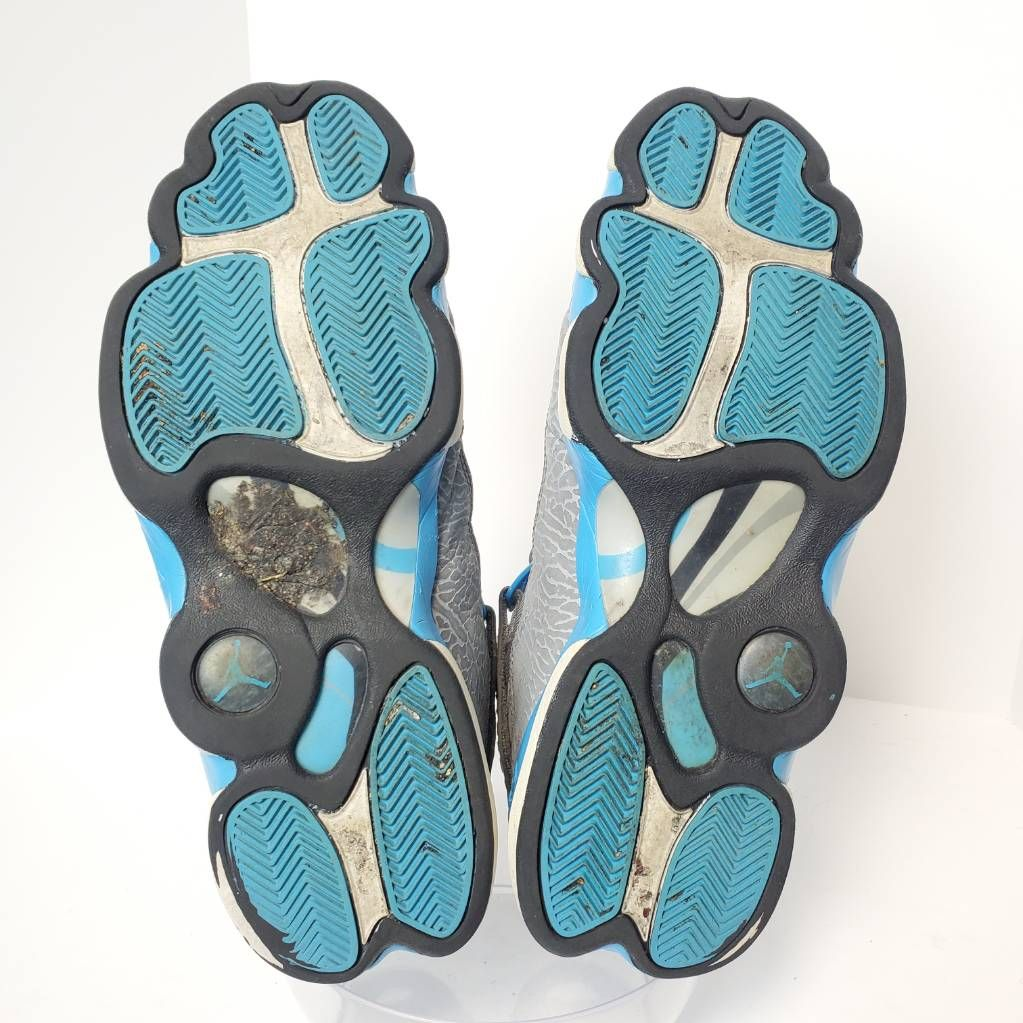Air Jordan 6 Rings 2013 Elephant Gray/Blue 322992-006 Men\'s 12 with BOX Jordan 6 Rings 322992-006 Grey Elephant Print Men main image 2