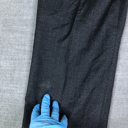 LRL Ralph Lauren Dress Pants Mens 32x30 Gray Wool Flat Front Slacks Classic Fit - Picture 3 of 11