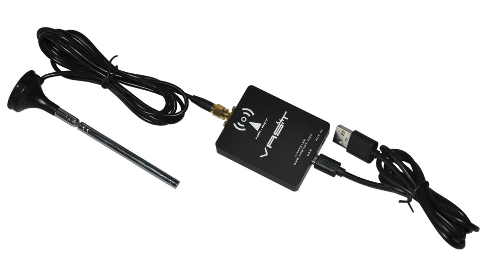 Transmisor FM de baja potencia VASTINT V-FMT212R con codificación RDS y audio USB para PC Foto 2 de 4