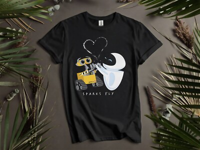 Süßes Disney Pixar Wall-E Eve Herz T-Shirt T Shirt Herren Damen Unisex Tshirt K51