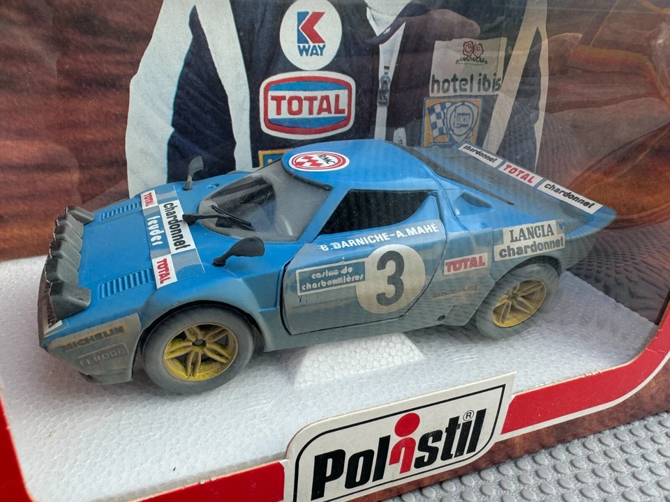 Modelo fundido a presión Polistil Lancia Stratos Chardonnet Bernard Darniche escala 1/25 Foto 2 de 3