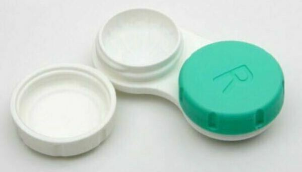 Alcon Opti-Free / B&L contact lens cases 3pc CL storage container travel kit 4