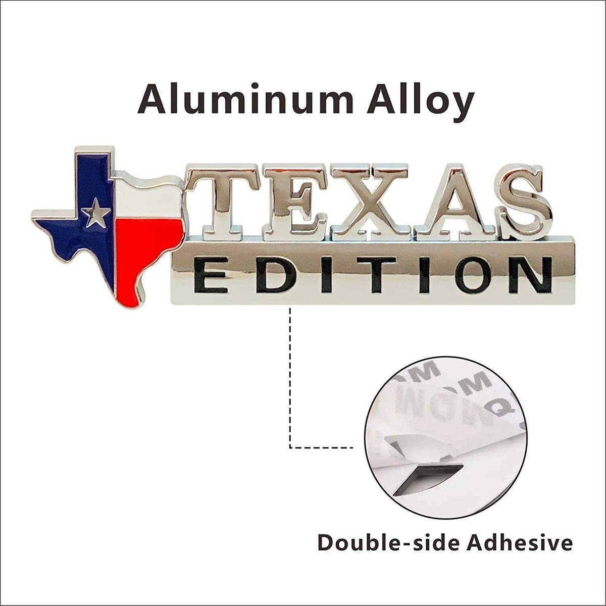 Aazon.co: 1Pc Texas Flag In Shape Of Texas State Edition Eble Decal - Foto 8
