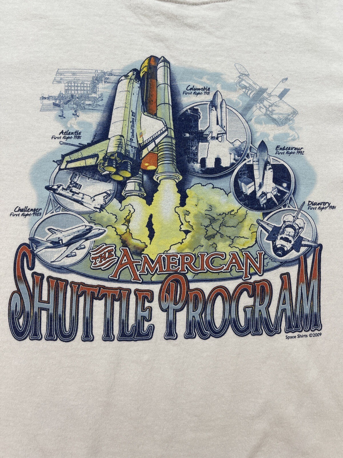 The American Space Shuttle Program White 2XL Shir… - image 5