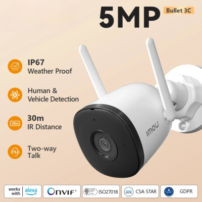 Wifi Camera Automatic Tracking AI Human & Vehicle Detection Outdoor Surveillance