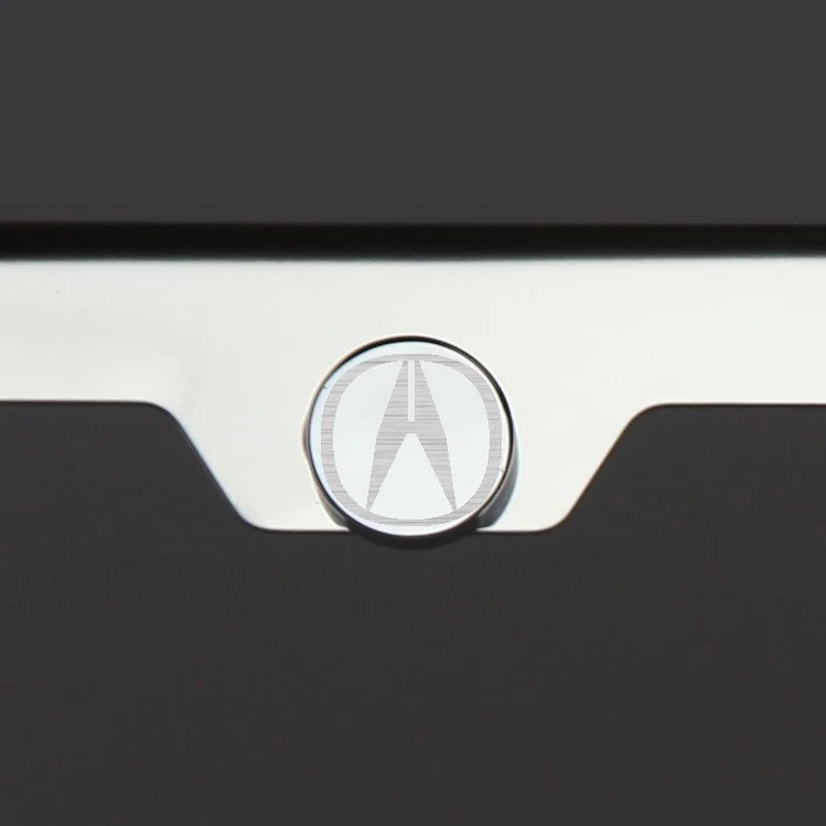 Espejo Cromo Logo Acura Grabado Láser T304 Acero Inoxidable Marco de Placa Foto 3 de 4