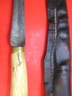 BONE HANDLE INDIAN RESERVATION KNIFE SHEATH OLD ANTIQUE NATIVE AMERICAN ORIGINAL — photo 4