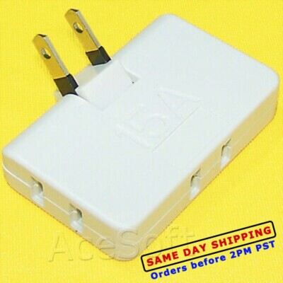 Grade A+ High Stability Excellent Durable 3in1 Outlet Power Converter Splitter