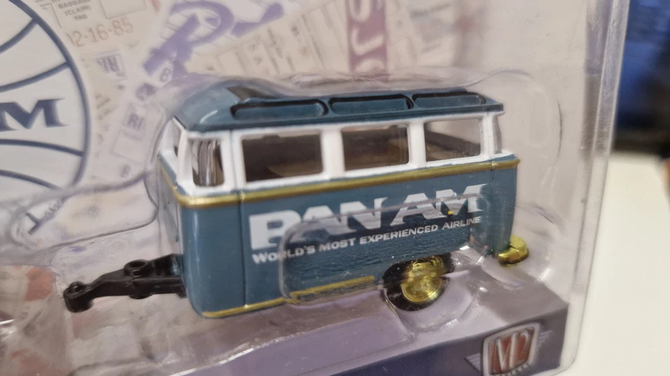 M2 Machines Pan Am 1958 Volkswagen Microbus 15 Window Usa  Chase 250 pcs  (C12) - Photo 3/4