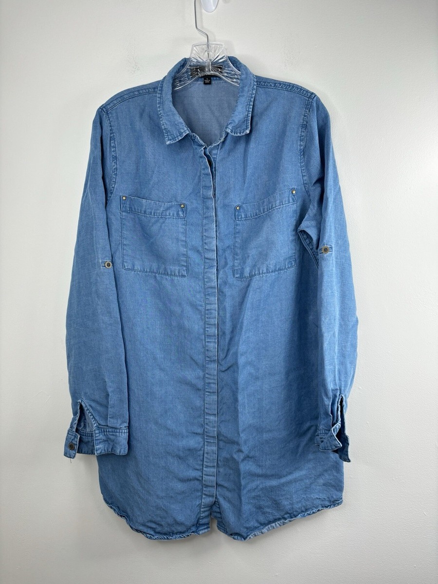 Lulus Dress Women Large Denim Blue Casual Long Sleeve Button up | eBay Lulus Dress Women Large Denim Blue Casual Long Sleeve Button up | eBay