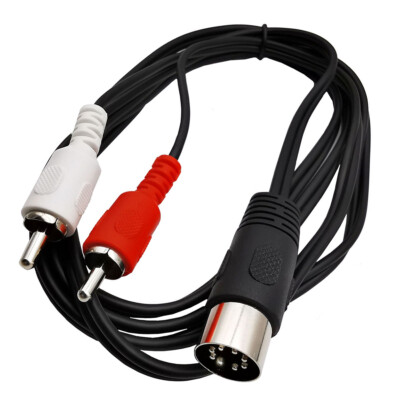 3FT Relay Control Line Amp Amplifier Keying Cable 7 Pin Din & ALC for Kenwood TS