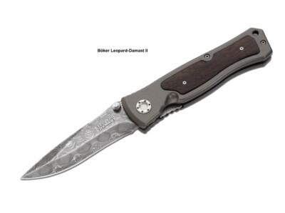 Böker Damast Taschenmesser Leopard-Damast II, Nr. 3200