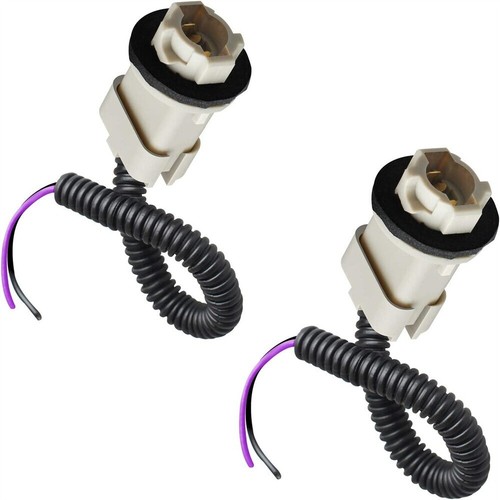 For 90-97 Ford Ranger F Super Duty License Plate Light Wire Harness Socket x2 - Picture 2 of 5