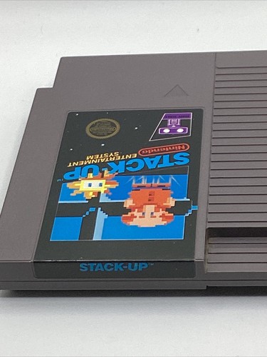 Stack-Up (Nintendo Entertainment System,1985)cartridge5-screw Tested , Authentic - Picture 5 of 5